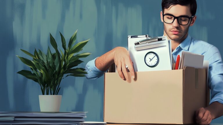 Dismissal, job search, and changing employers